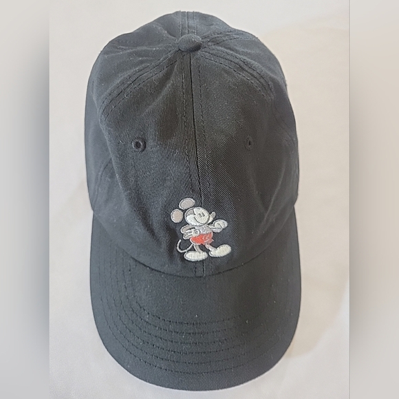 Disney Mickey & Friends Hat Cap Black Mickey Mouse Adjustable Adult Gorpcore - Picture 1 of 6